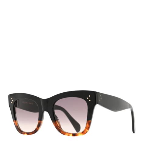 CELINE Acetate Polarized Cat Eye Sunglasses CL4004IN